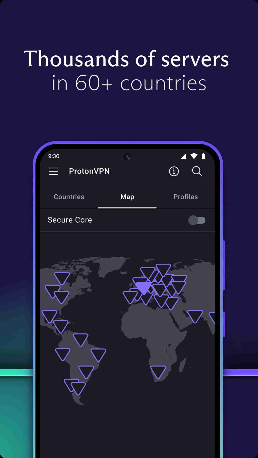ProtonVPN screenshot