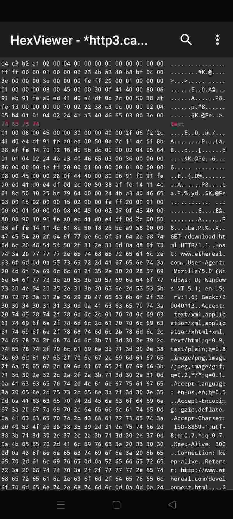 HexViewer screenshot