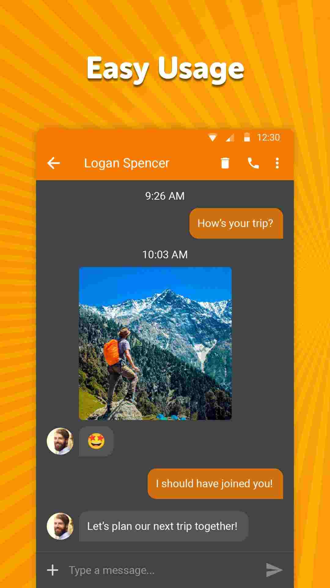 Simple SMS Messenger screenshot