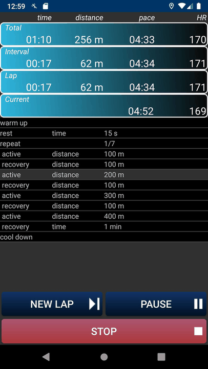 RunnerUp screenshot