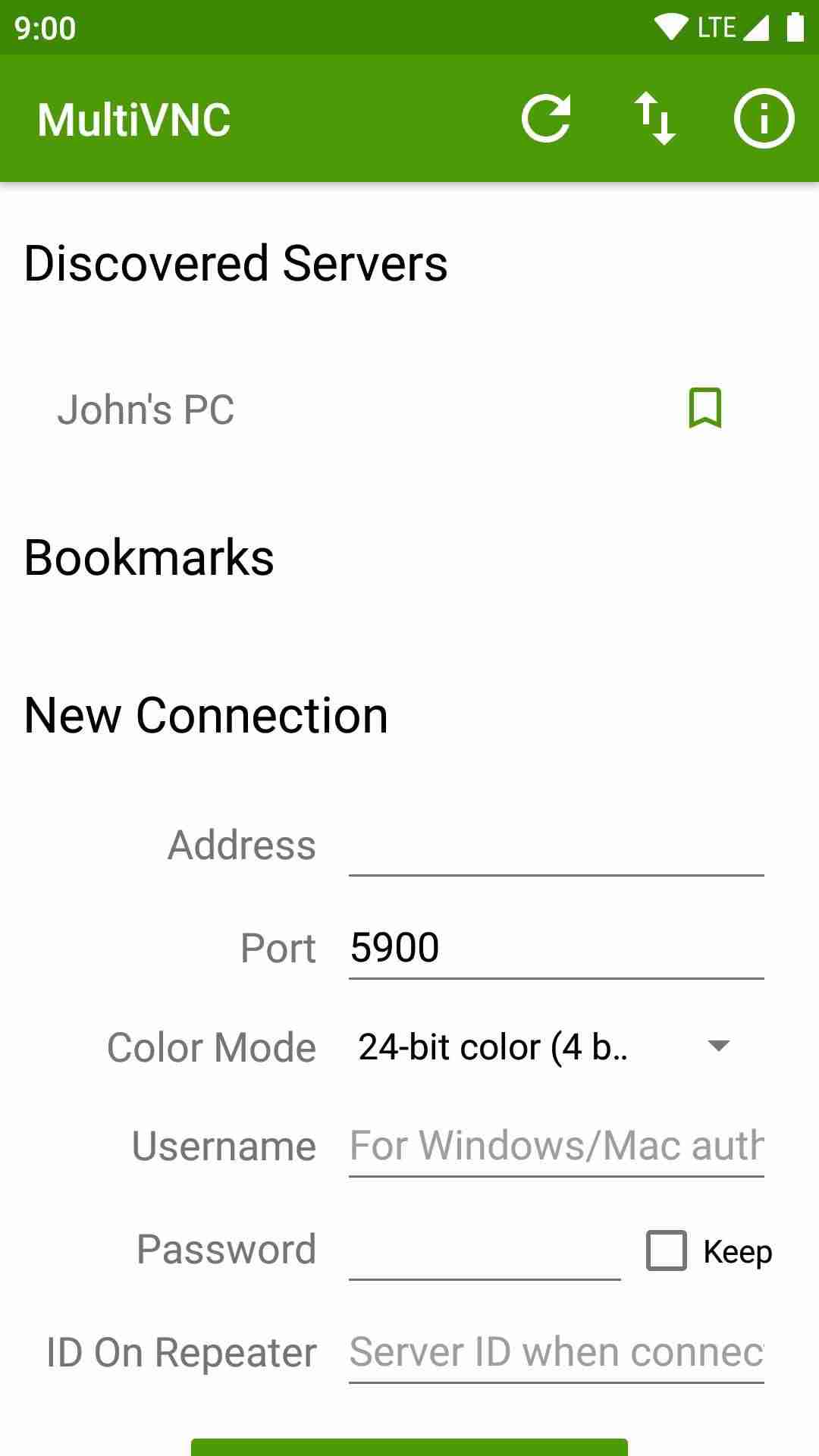 MultiVNC screenshot