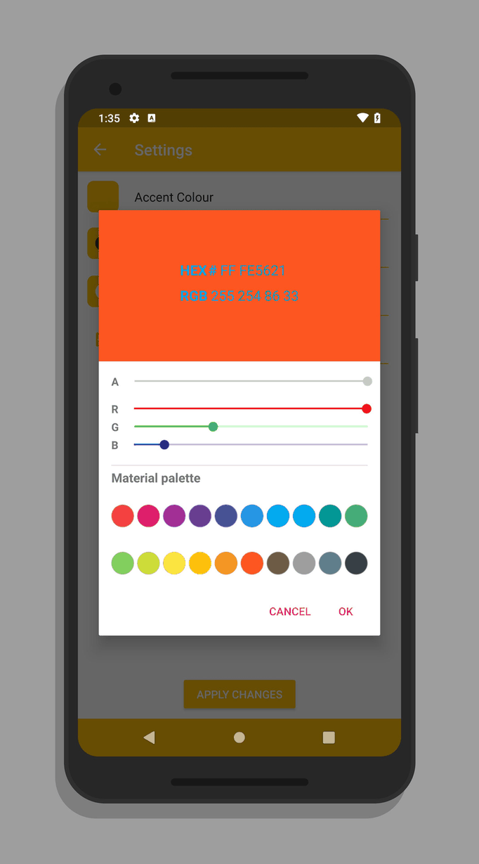 Simple Material Notes screenshot
