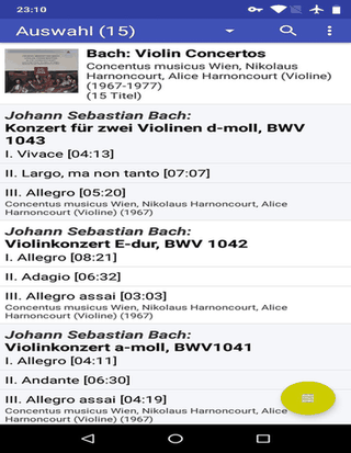 Opus 1 Music Player screenshot