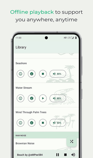 Noice: Natural calming noise screenshot