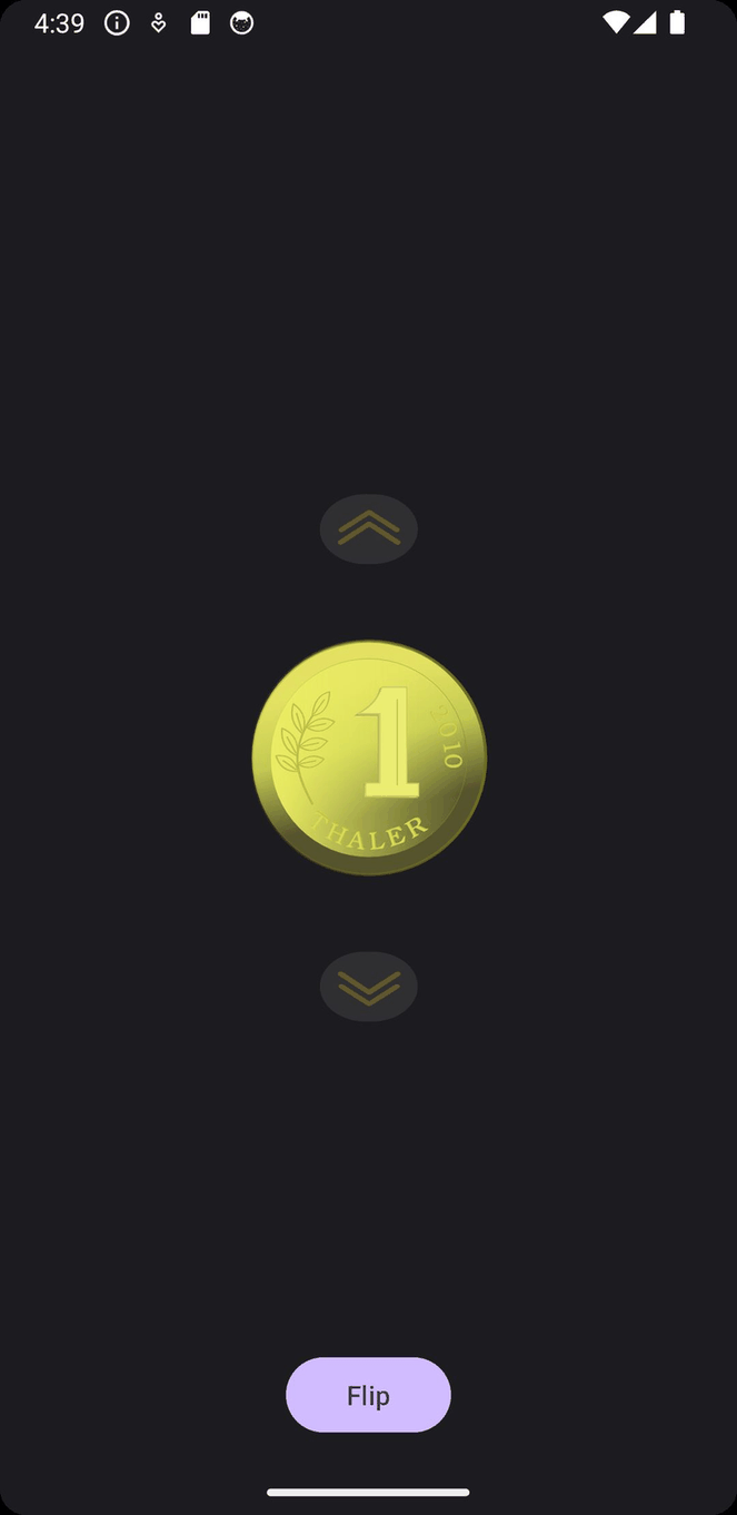 Flip a coin screenshot