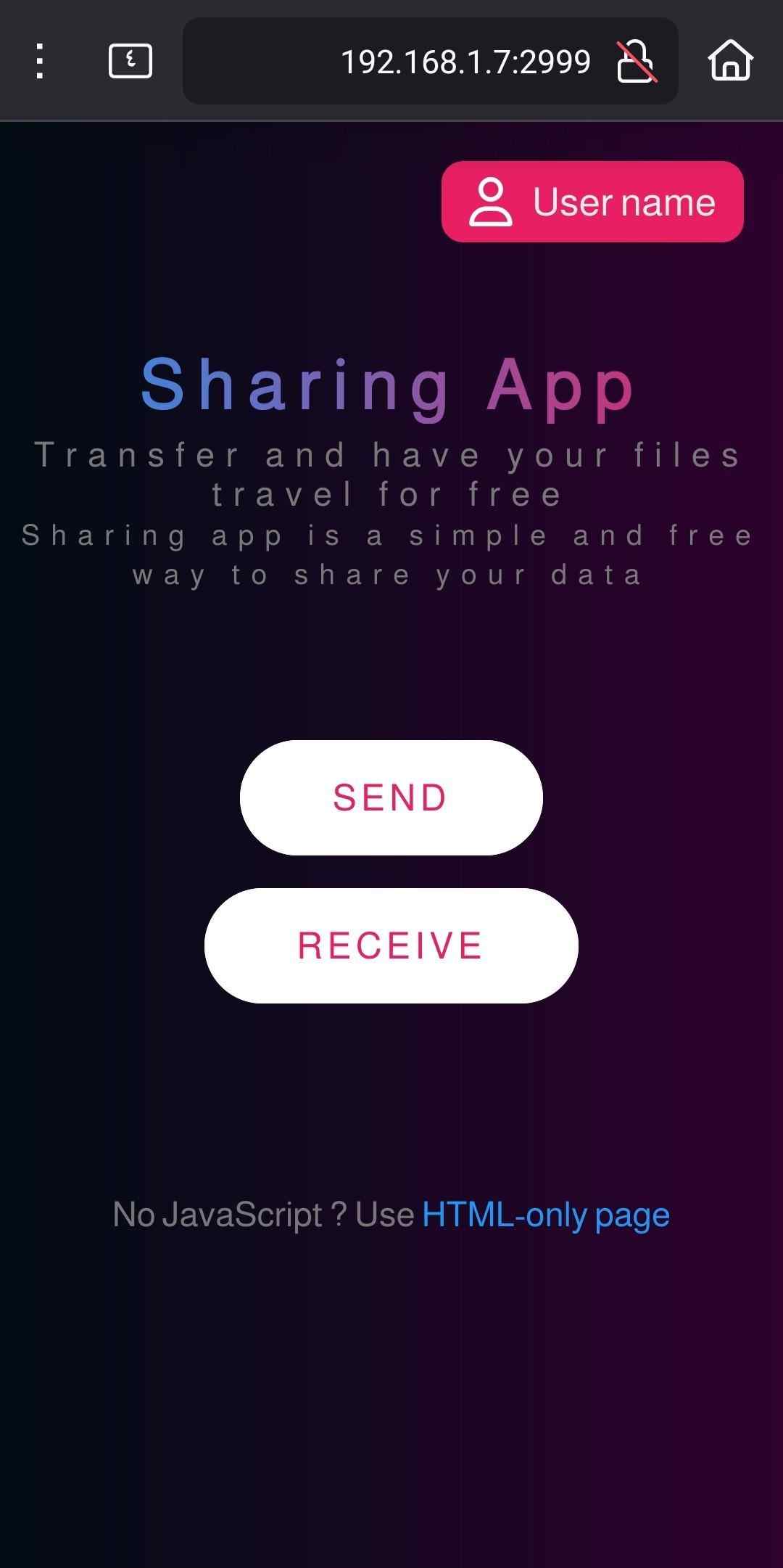 Sharing screenshot