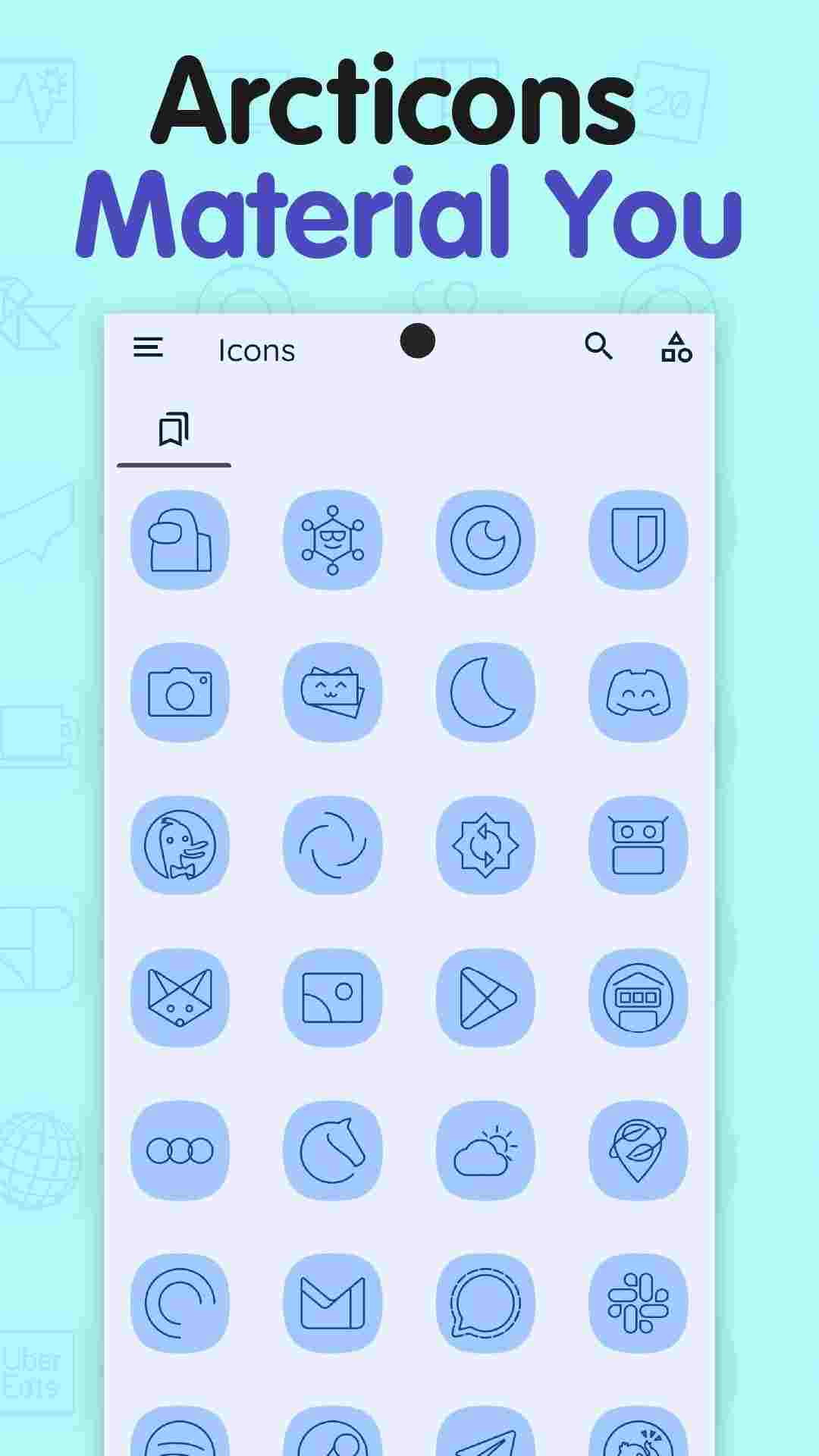 Arcticons Material You screenshot