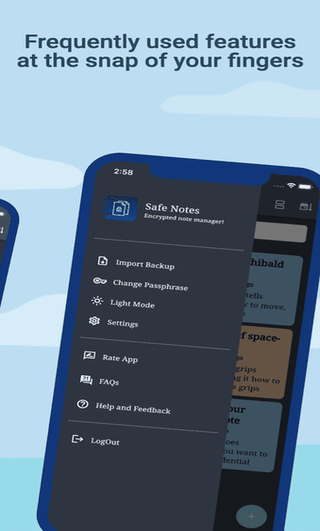 Safe Notes screenshot