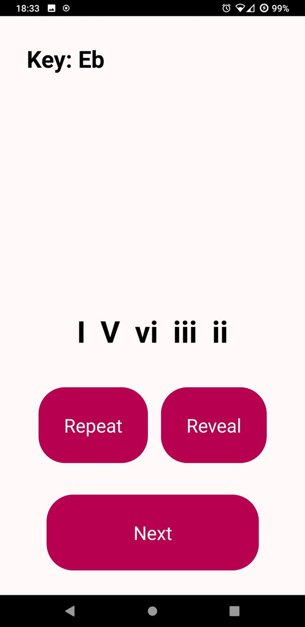 Easy Ear Trainer for Chord Progressions screenshot