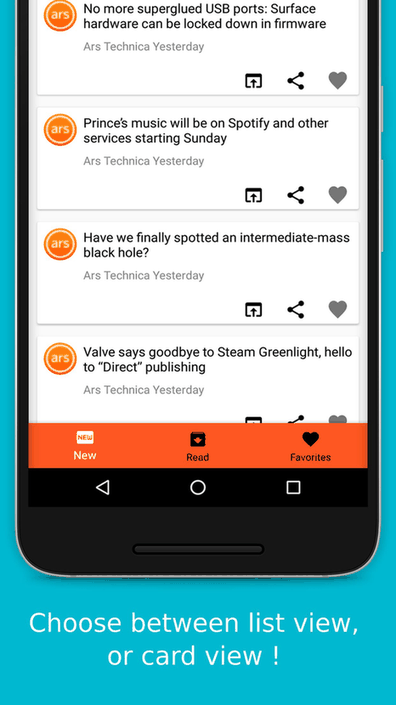 Reader for Selfoss screenshot
