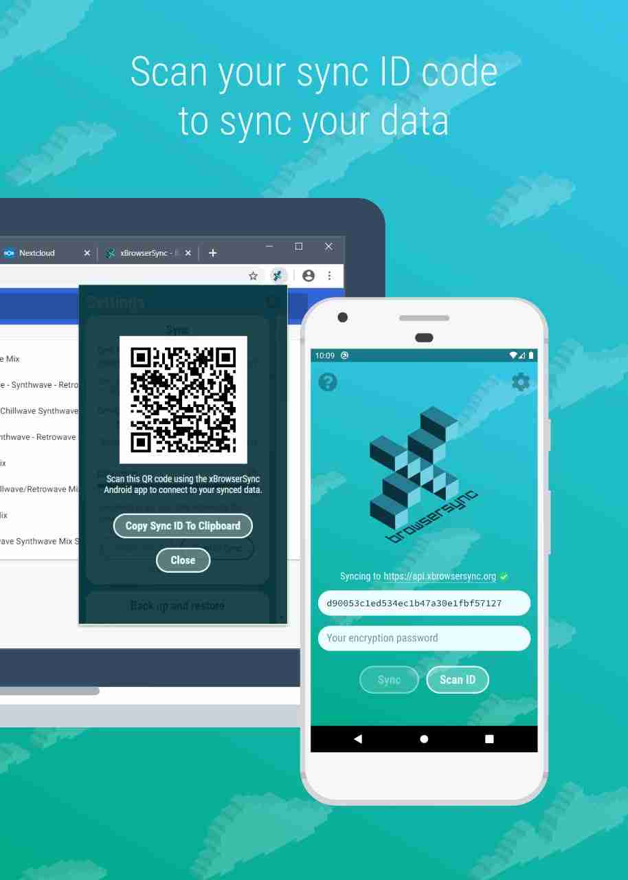 xBrowserSync screenshot