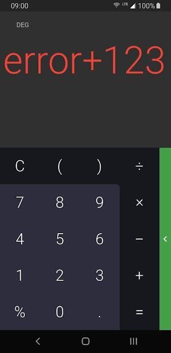 dahliaOS Calculator screenshot