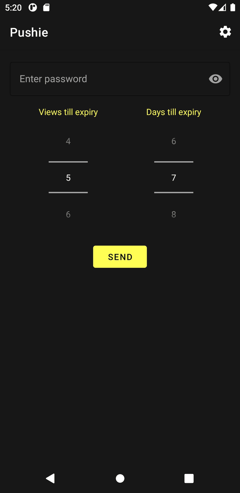 Pushie screenshot