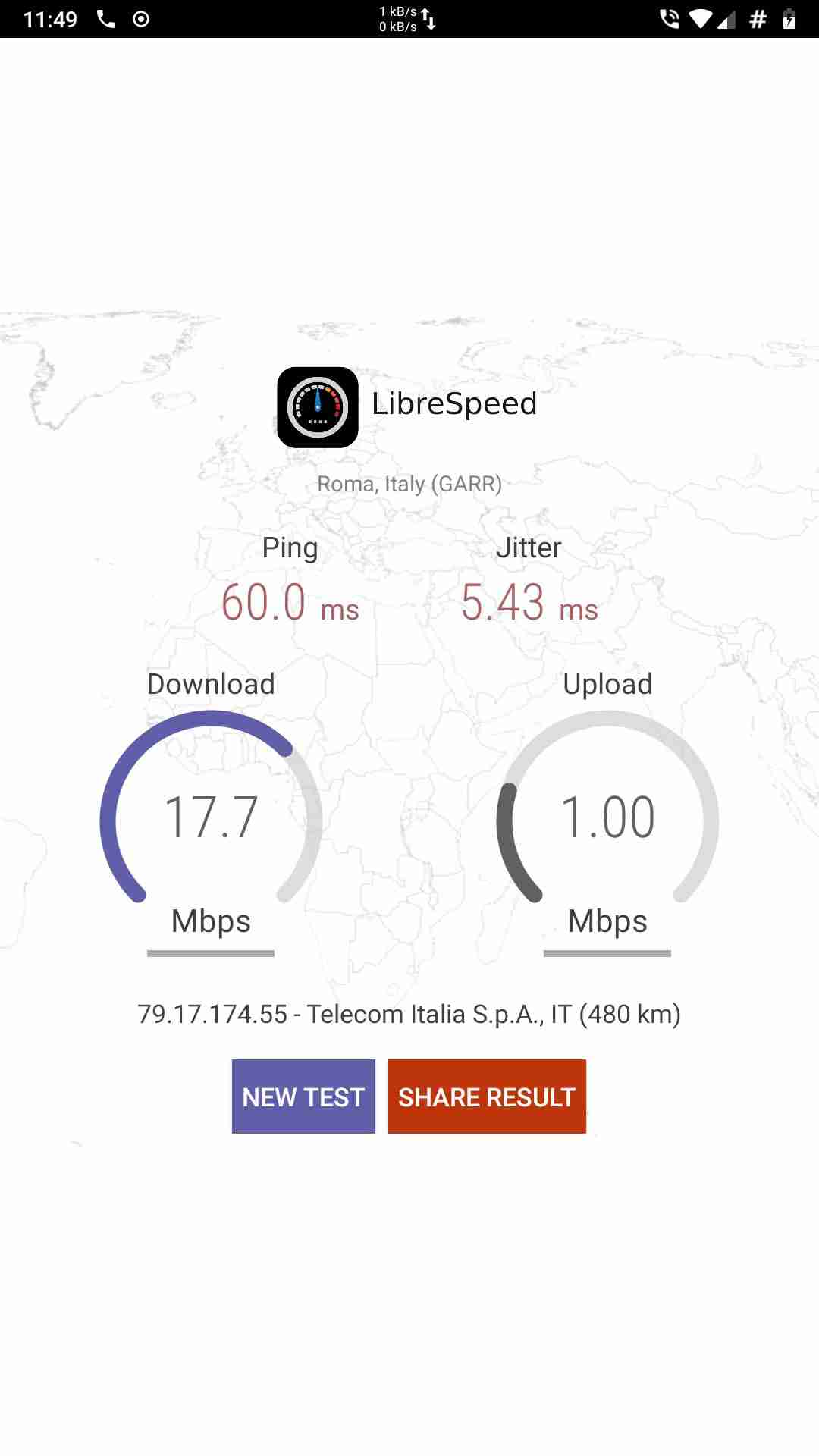 LibreSpeed screenshot