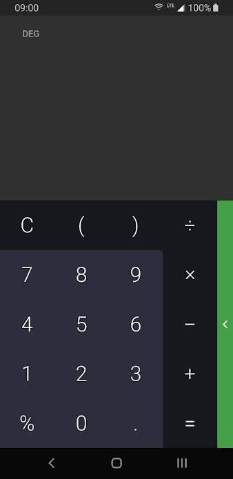 dahliaOS Calculator screenshot