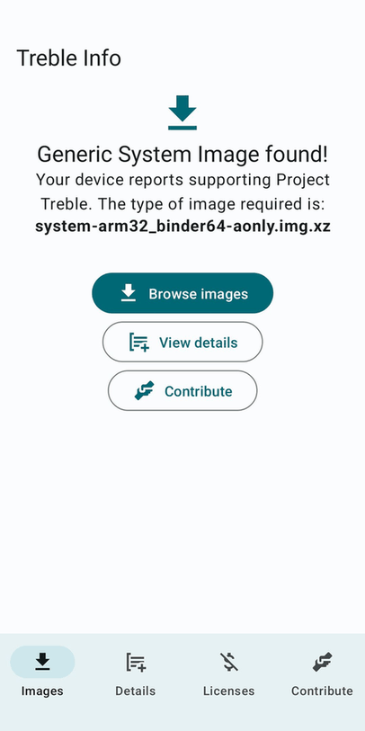 Treble Info screenshot