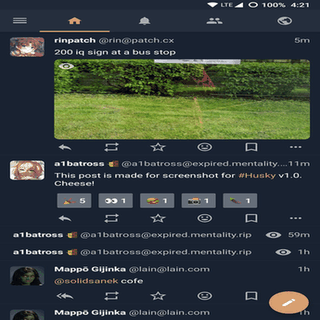 Husky screenshot