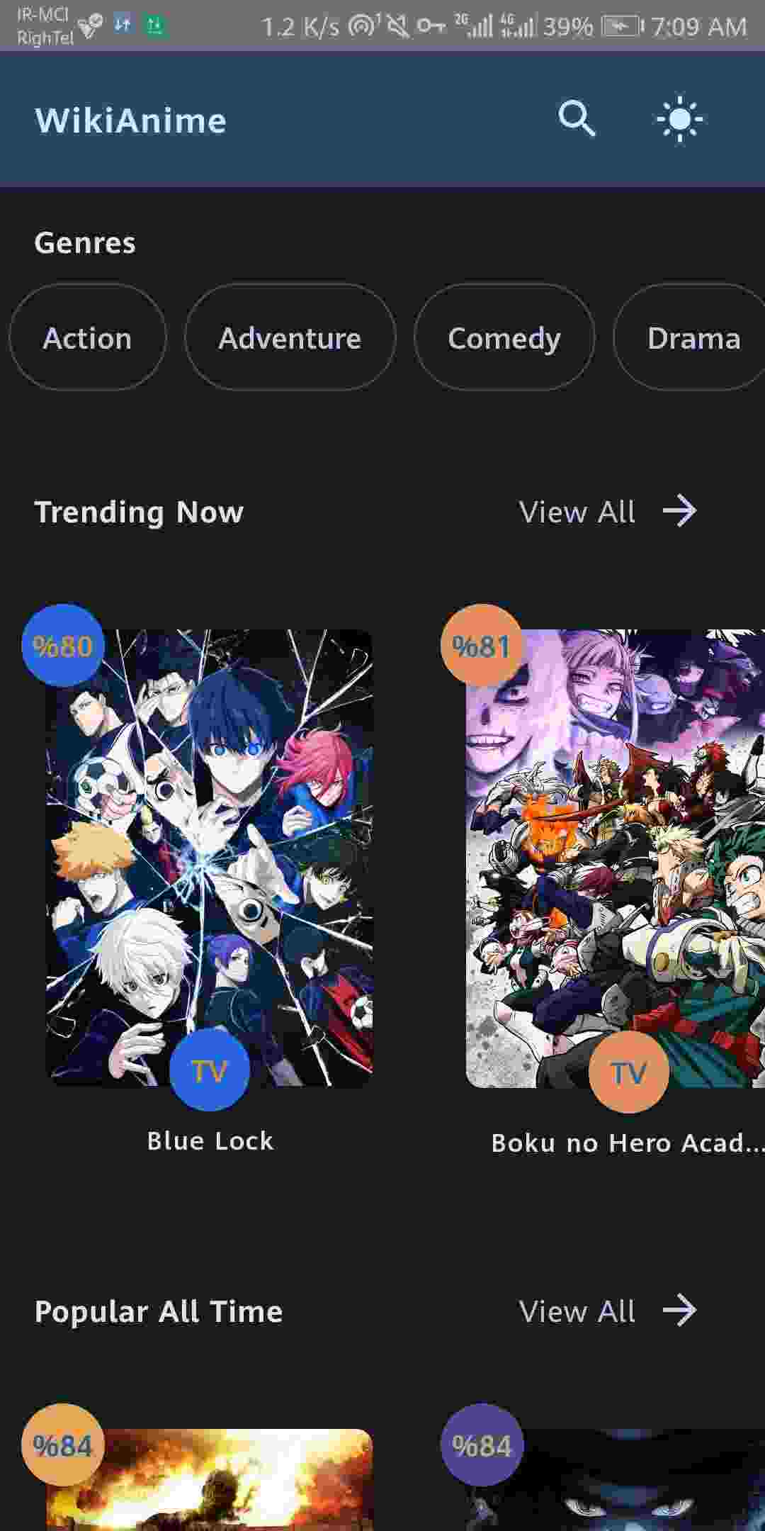 WikiAnime screenshot