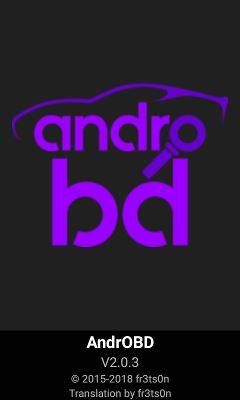 AndrOBD screenshot