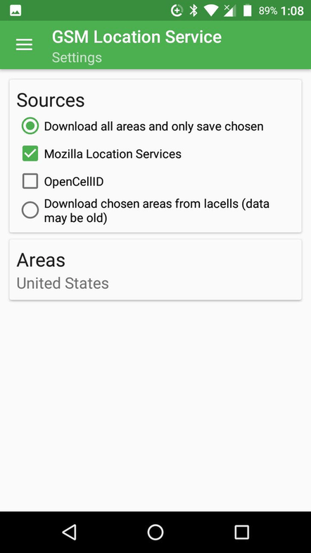 Local GSM Location screenshot