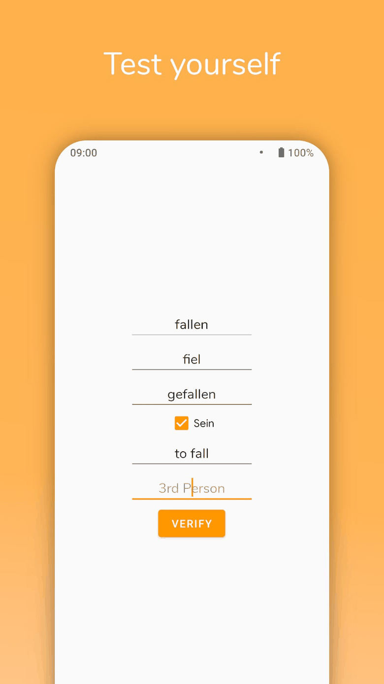 Starke Verben screenshot