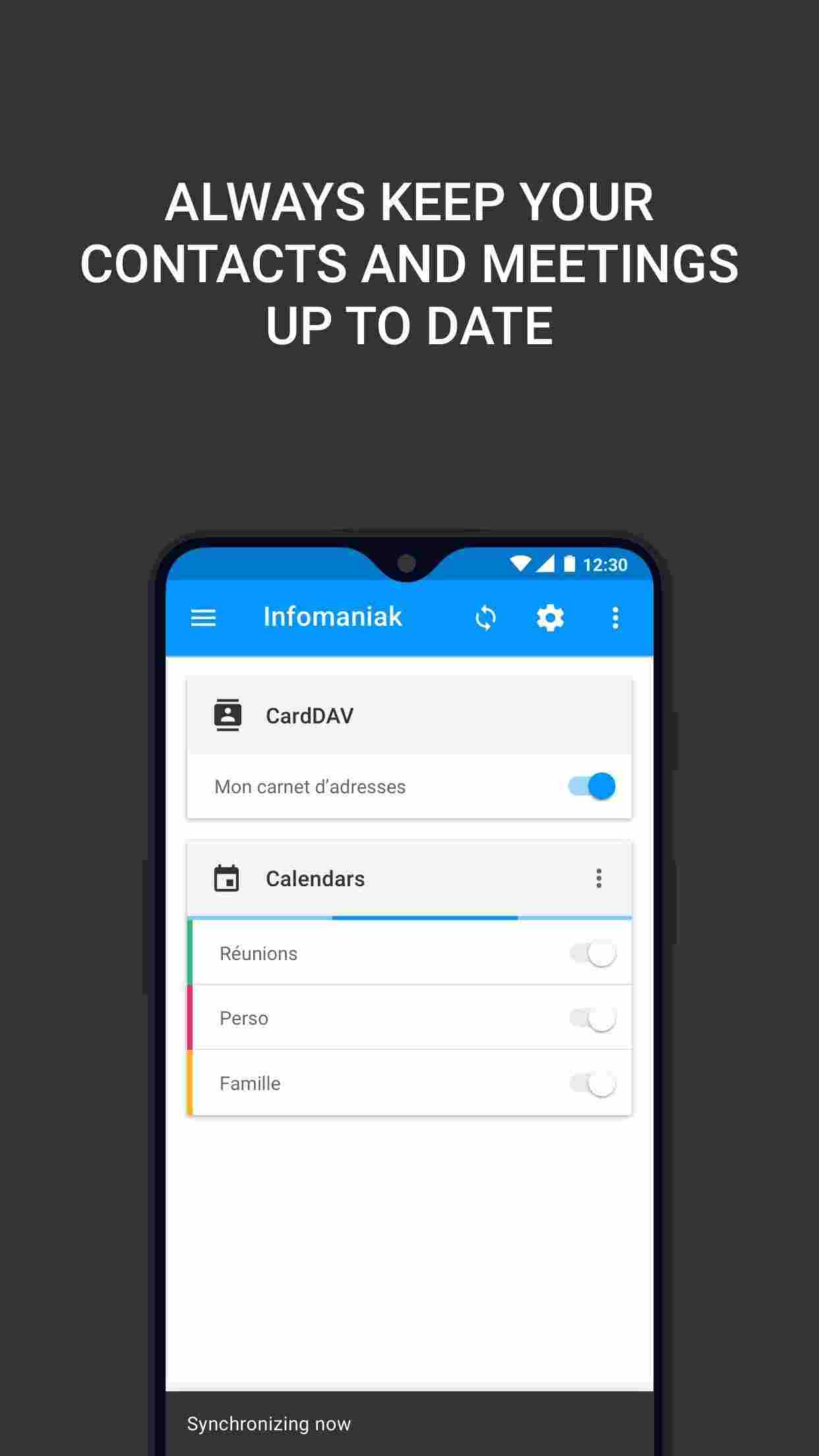 Infomaniak kSync screenshot