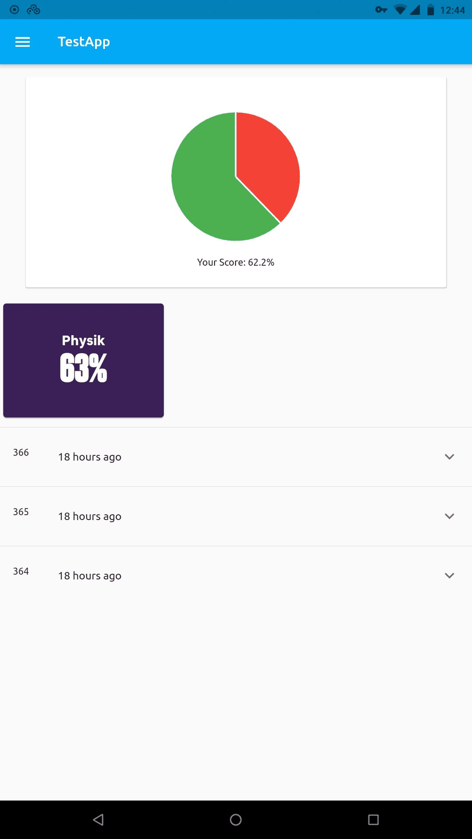TestApp screenshot