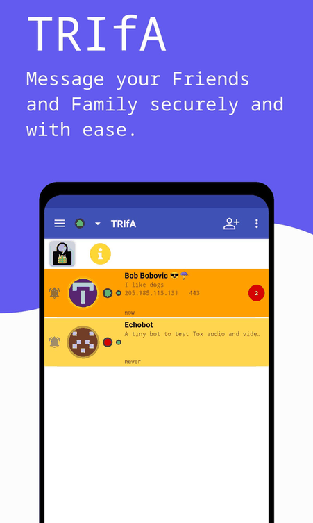 TRIfA screenshot