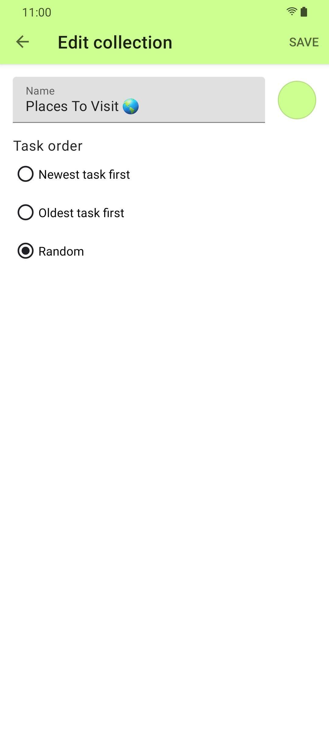Delist screenshot