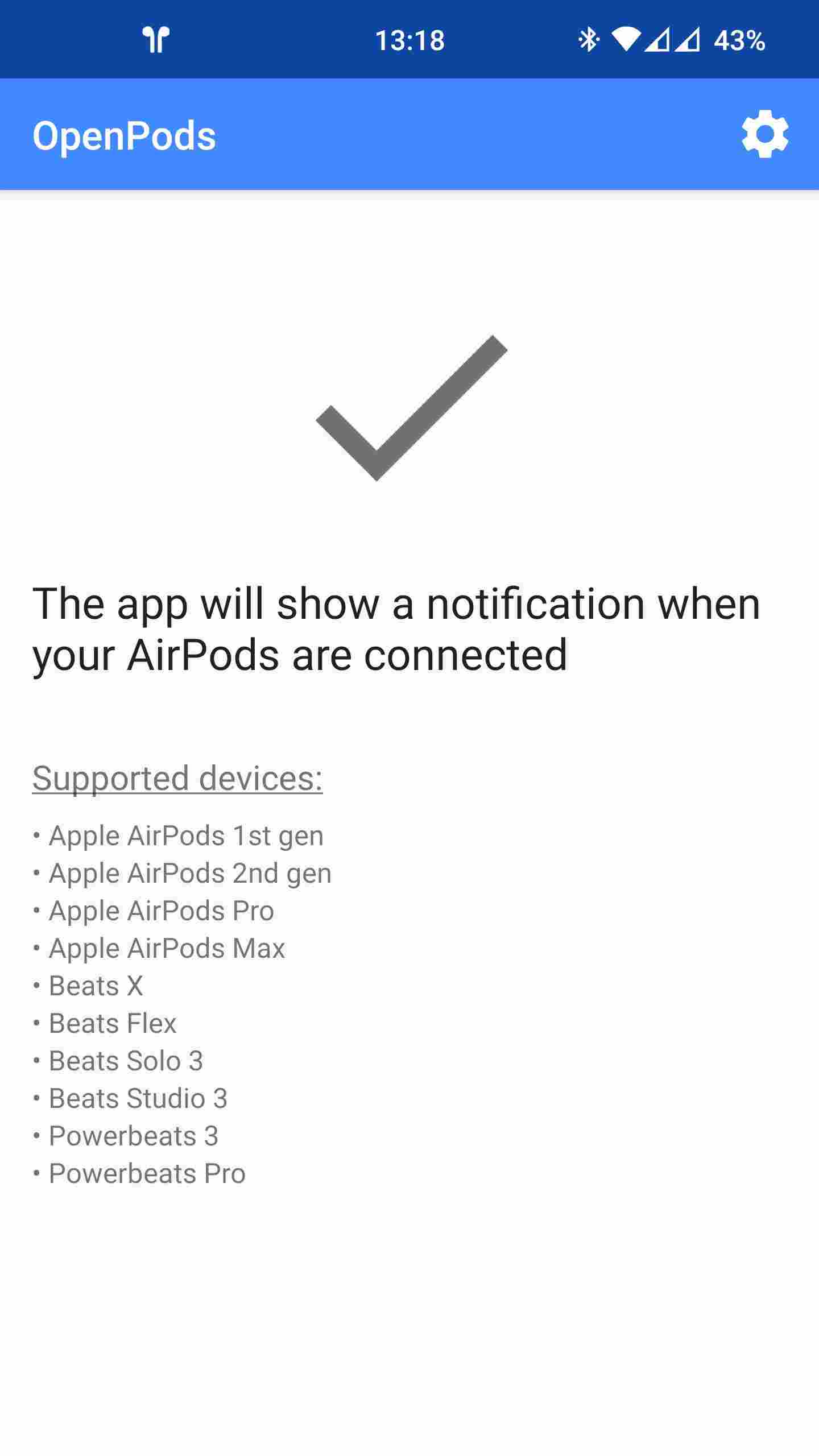 OpenPods screenshot