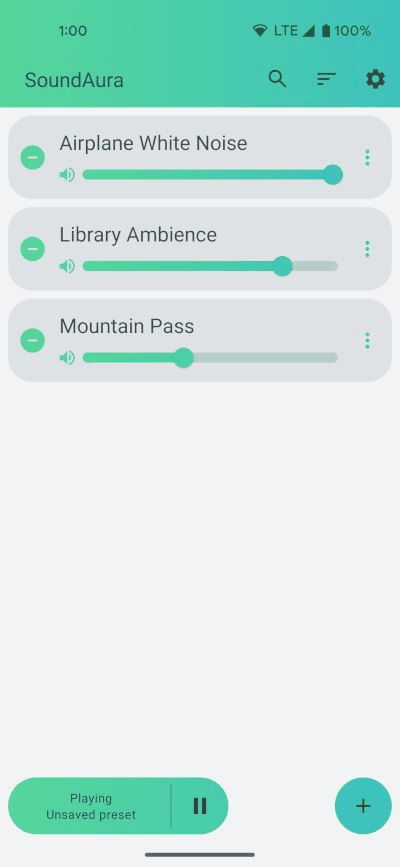 SoundAura screenshot