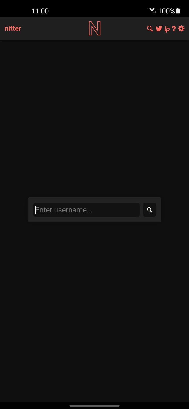 Nitter for Android screenshot