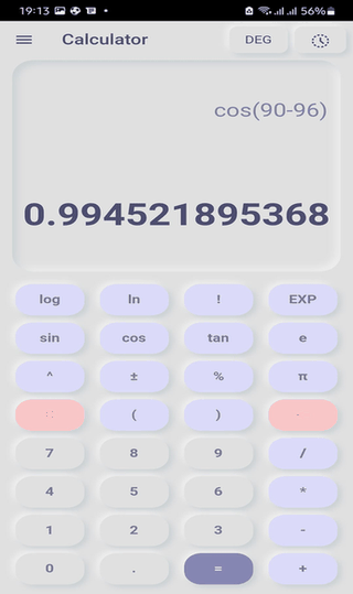 Calculator screenshot