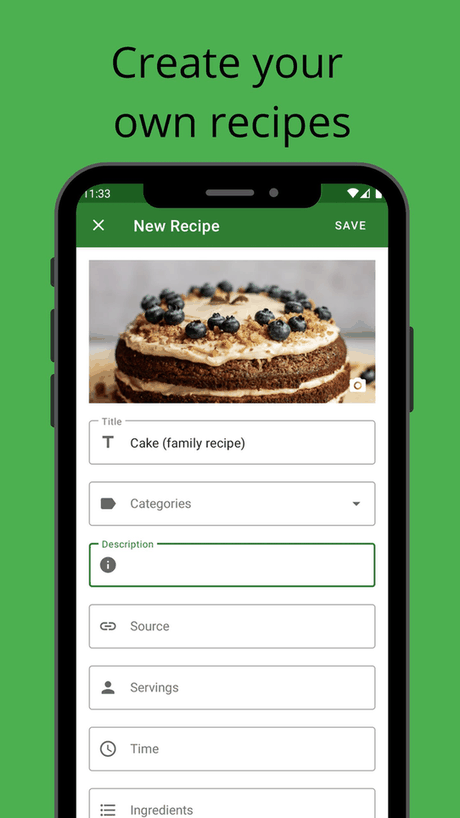 Broccoli: The Green Recipe App screenshot