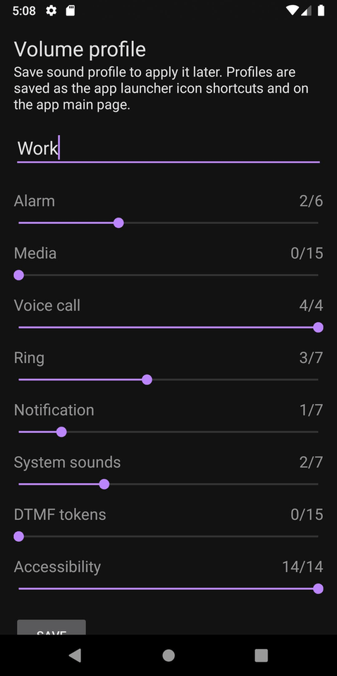 Volume Control screenshot