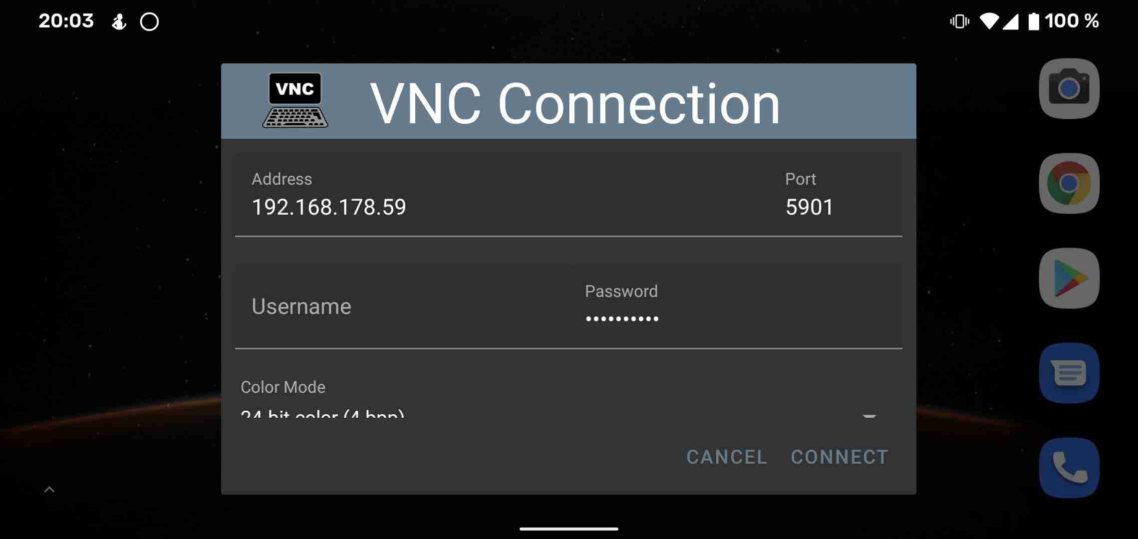 TSVNC screenshot