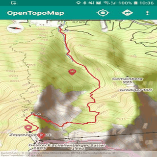 OpenTopoMap Viewer screenshot