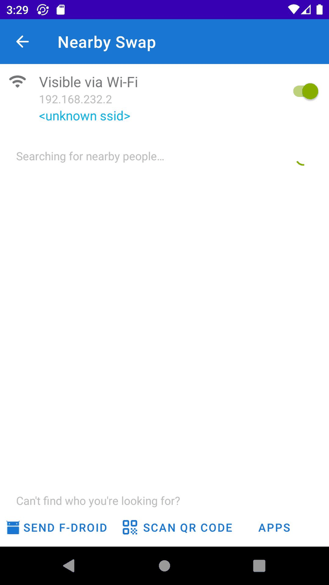 F-Droid Nearby screenshot