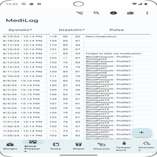MediLog screenshot