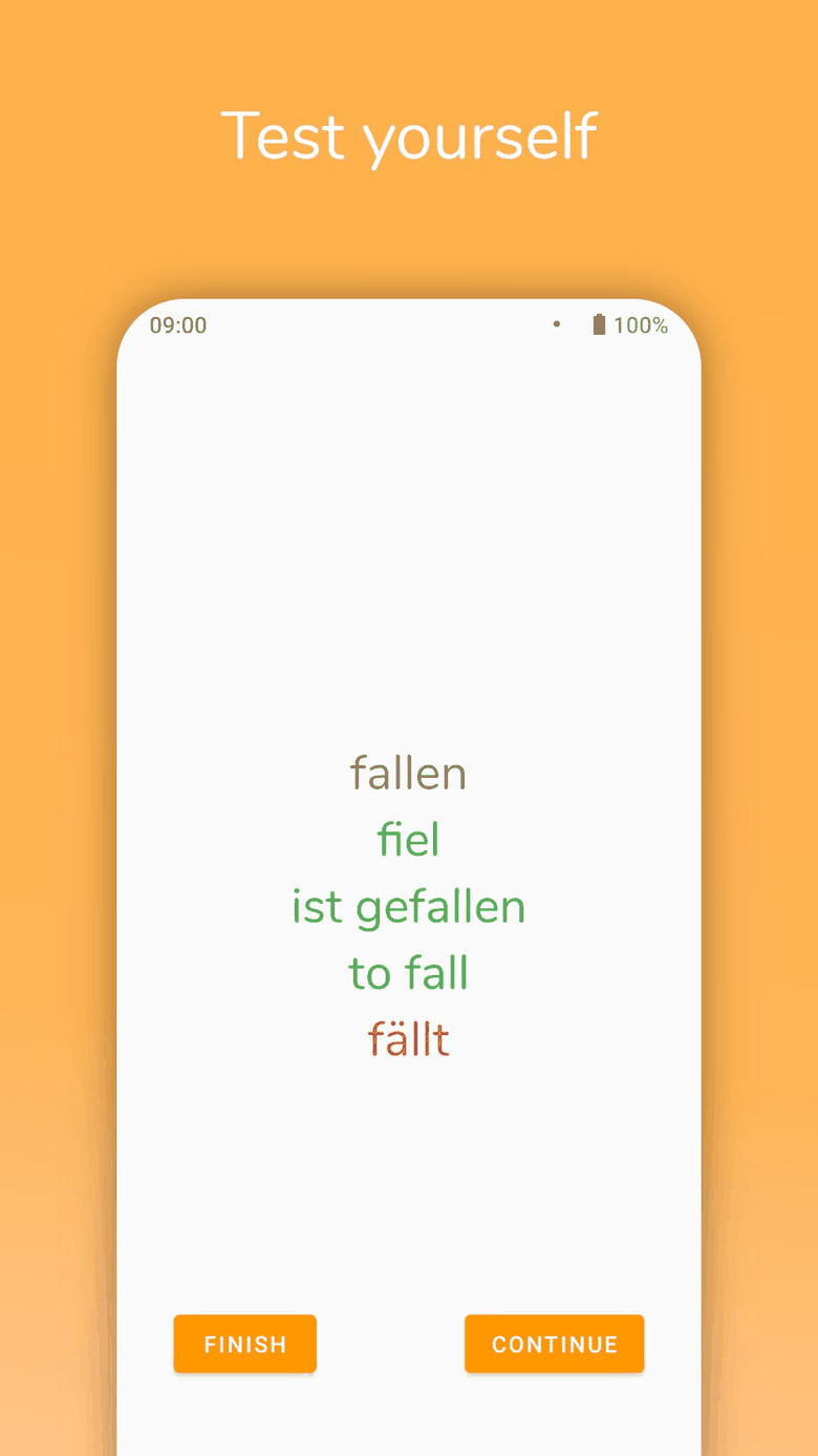 Starke Verben screenshot