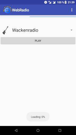 WebRadio screenshot