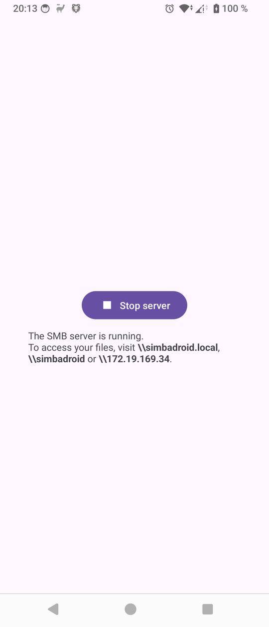 SimbaDroid screenshot