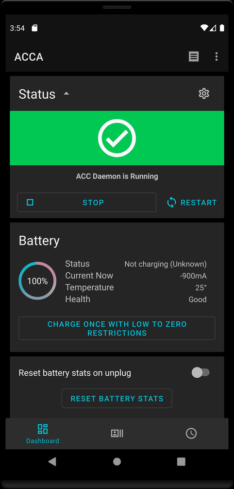 Advanced Charging Controller (ACCA)  screenshot