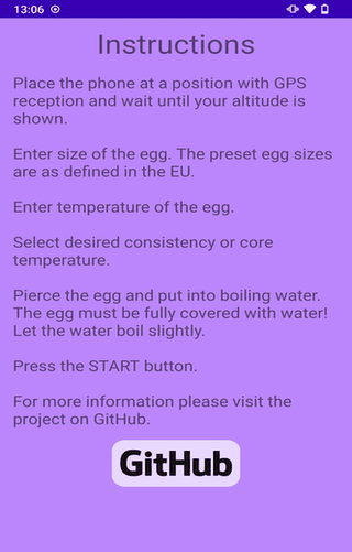Smart EggTimer screenshot