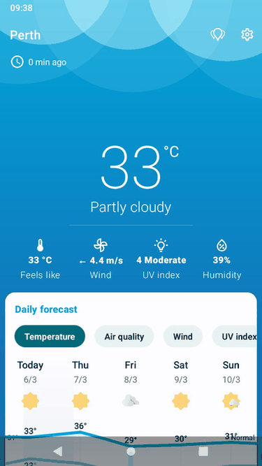Breezy Weather screenshot