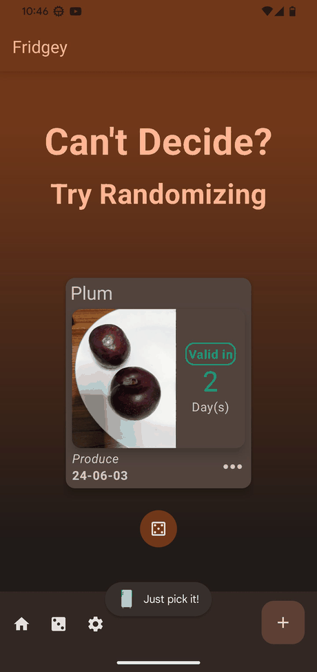 Fridgey screenshot