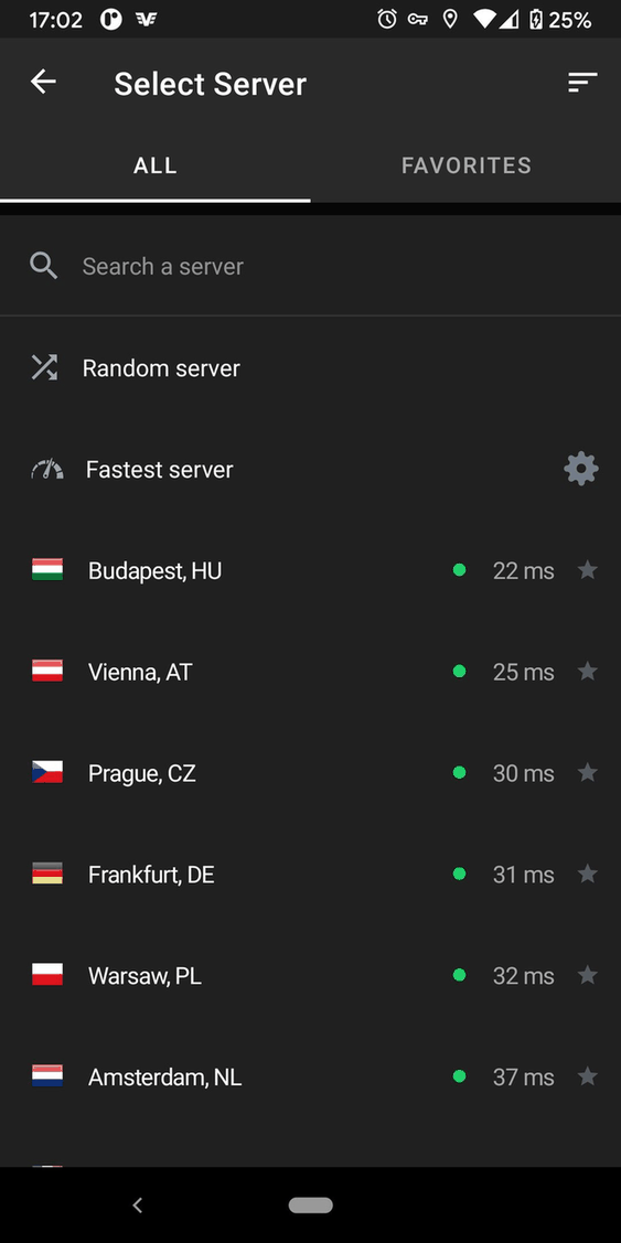 IVPN screenshot