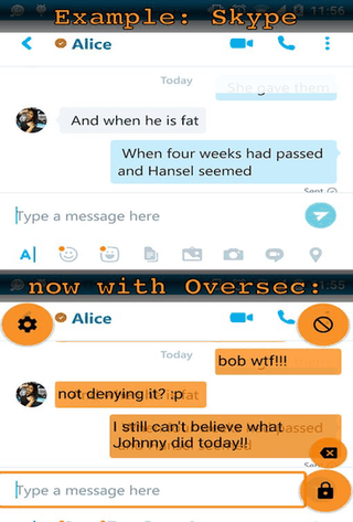 Oversec screenshot