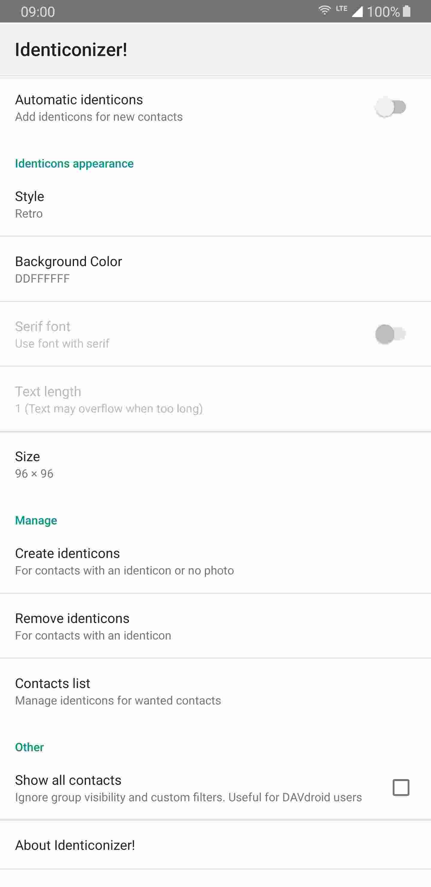 Identiconizer! screenshot