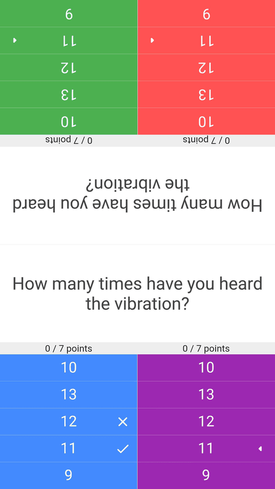 Quinb: 4 players reaction game screenshot